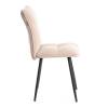 Набор из кресла и стула Tetchair Sweet LT 25050 бежевый, черный, флок фото 3