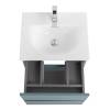 Тумба с раковиной BelBagno Kraft 39 50 Голубой матовый, раковина BB-8099-3-50 фото 5