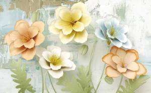 3D Фотообои Artegrafico «Нежные полевые цветы» FANT-068 канвас