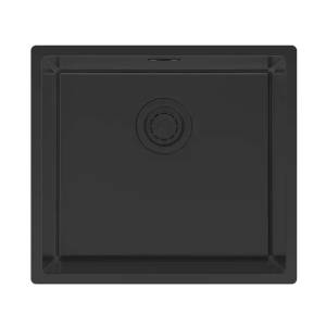 Мойка кухонная Paulmark Lassan 49 Uni LA49-MBN Матовый Черный, 49x44