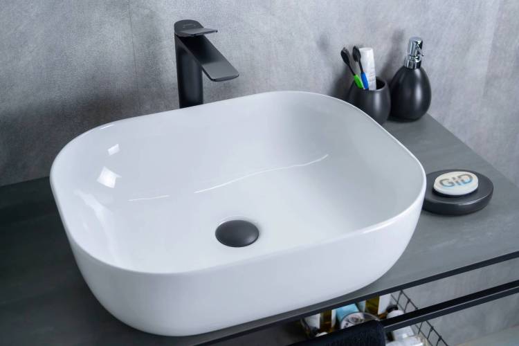 Раковина Gid Geométrico D1302 51198 белая, 50x40x14