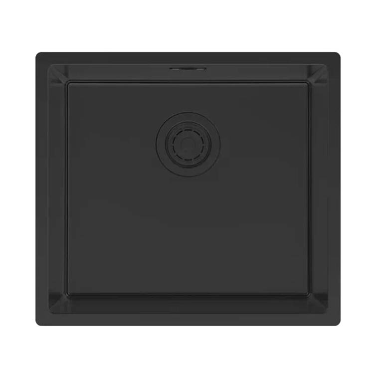 Мойка кухонная Paulmark Lassan 49 Uni LA49-MBN Матовый Черный, 49x44