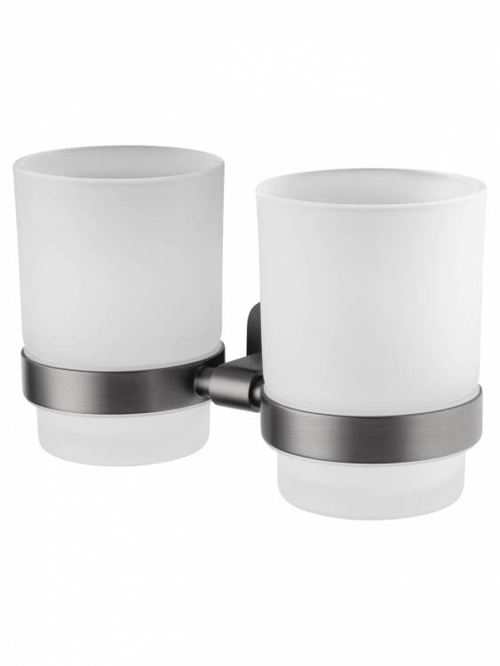 Стакан Wonzon & Woghand Graffity WW-9328-GM с держателем, темный графит