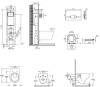 Комплект Jacob Delafon Struktura E21754RU-00 кнопка хром фото 10