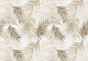 3D Фотообои Artegrafico «Тропический листопад» TP-008 песок