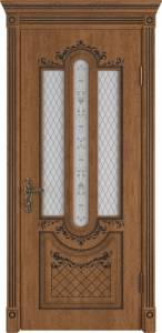Межкомнатная дверь Владимирская Фабрика Дверей Alexandria Honey Classic PB стекло Art Cloud 900x2000