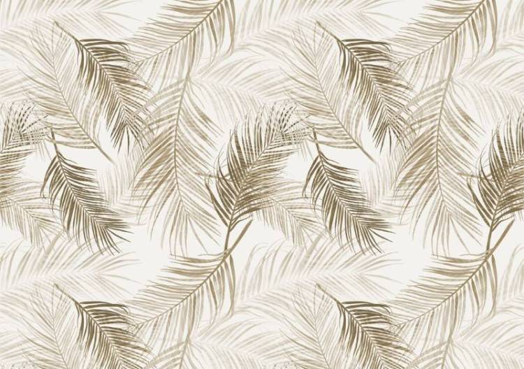 3D Фотообои Artegrafico «Тропический листопад» TP-008 песок