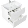 Тумба с раковиной Belbagno Vittoria VITTORIA-900-2C-SO-BO-P 90x45x57 Bianco Opaco подвесная с двумя выкатными ящиками фото 5