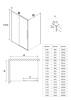 Душевой уголок Niagara Nova NG-65-13CH-CH100-34 профиль хром, стекло шиншилла, 130x100x195 фото 6