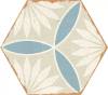 Керамогранит Ennface Kaleidoscope ENPTR6037MT2225 Blue Matt 22х25х8