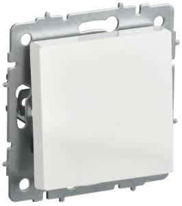 Выключатель 1-клавишный проходной IEK Brite BR-V12-0-10-K01-PRO белый