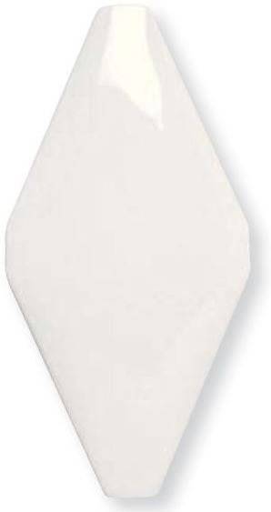 Керамическая плитка Adex Rombos ADNE8006 Rombo Acolchado Blanco Z 10x20