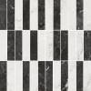 Декор Kerama Marazzi Тубкаль KMD2MSA003BR Мозаичный Микс Черный Белый Глянцевый Обрезной 30x30