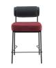 Набор из 2 полубарных стульев Stool Group Ponpoun Totoro Barstool OTE-SH 460+241 X2 темно-серый бордо фото 3