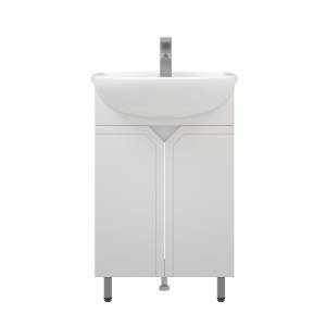 Тумба под раковину Corozo Сириус 55 SD-00001437 51.5x29.6x85 см Белый