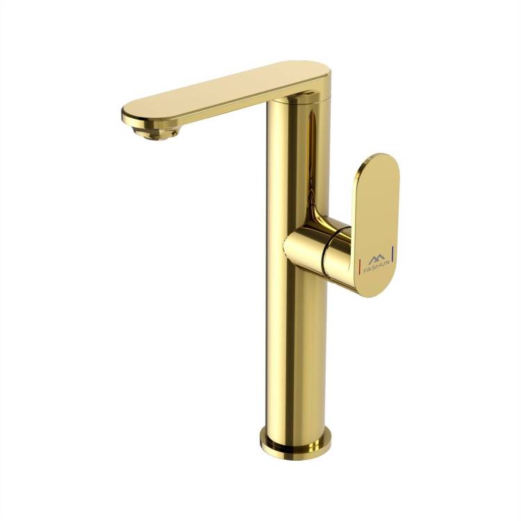 Смеситель для раковины Fashun A8985-35 золотой