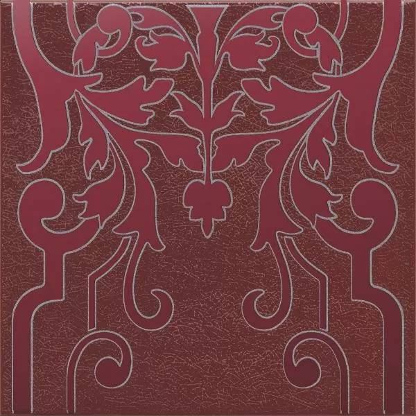 Декор Kerama Marazzi Барберино HGD/C566/5293 2 бордо глянцевый 20x20