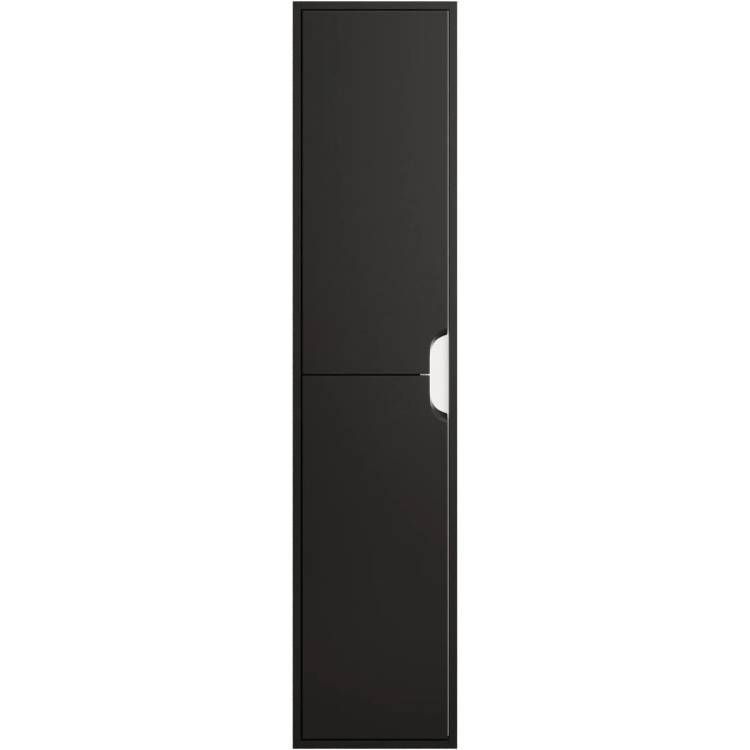 Шкаф-пенал Uperwood Modul 2930205301 с дверцами, матовый, черный, 33 см