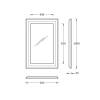 Зеркало Kerama Marazzi Plaza PL.C.mi.65\NUT Classic 65, орех фото 2
