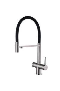 Смеситель для кухни EMAR Steel ЕС - 7024 Satin