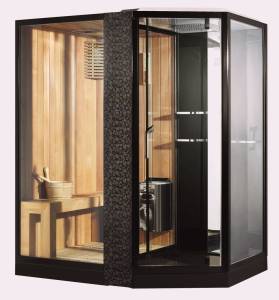 Душевая кабина Orans 89103LBLH черный, 180x130x220