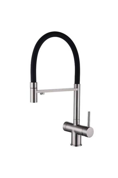 Смеситель для кухни EMAR Steel ЕС - 7024 Satin