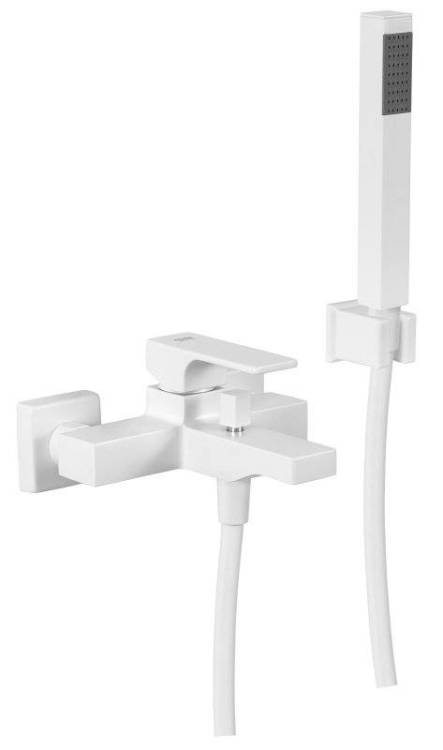Смеситель для ванны Remer Absolute AU02BO белый матовый