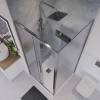 Душевой уголок Niagara Nova NG-65-11CH-CH100-34 профиль хром, стекло шиншилла, 110x100x195 фото 5
