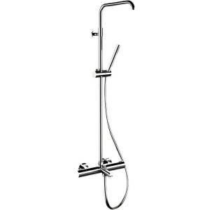 Душевая система Remer Elegance EQ34A7MMSSOF хром, с изливом, с термостатом
