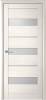 Межкомнатная дверь Albero Прага остеклённая белый кипарис мателюкс 800x2000