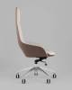 Кресло компьютерное Stool Group TopChairs Soulo A308 8371-6/1 светло-серый, коричневый фото 4