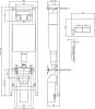 Комплект  Система инсталляции для унитазов Ideal Standard W3710AA 4 в 1 + Чаша для унитаза подвесного Ideal Standard Connect AquaBlade E047901 + Крышк фото 10