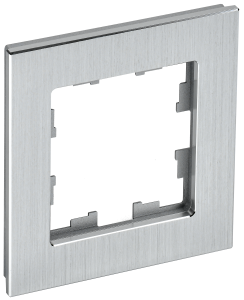 Рамка 1-постовая IEK Brite BR-M12-M-K47 алюминий