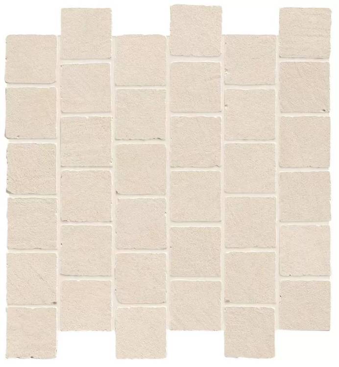 Мозаика Atlas Concorde Boost Natural A7CF Kaolin Mosaico Tumbled 31x31