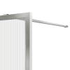 Душевая перегородка Vincea Walk-In (Волк-Ин) VSW-1HP100FLBN профиль брашированный никель, стекло рифленое, 100x200 фото 3
