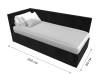 Кровать Лига Диванов Лига-039 122082L черный левая 90x200 фото 8