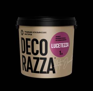 Декоративное покрытие Decorazza Lucetezza база Argento LC-001 0.4 л Декоративное покрытие Decorazza Lucetezza база Argento LC-001 0.4 л