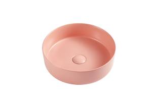 Раковина D&K Matrix DT1391504 розовый матовый, 35.5x35.5