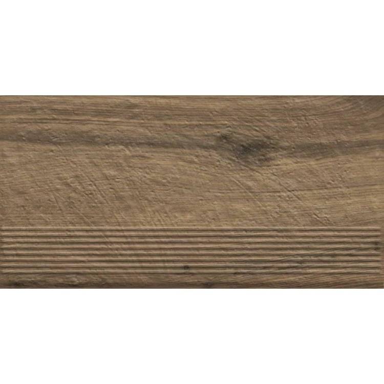 Ступень Paradyz Carrizo Wood Stopnica Prosta Struktura Mat 30x60