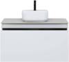 Тумба под раковину Aquanet Nova Lite 100 242580 1+1 ящика, белый глянец фото 6