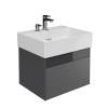 Тумба под раковину Kerama Marazzi Logica LOG.60.2\ST стальной серый, 60 см фото 2