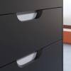 Тумба с раковиной Uperwood Modul подвесная, матовая, черная, 65 см фото 11