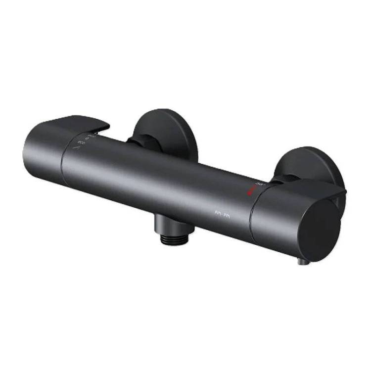 Смеситель для душа Am.Pm X-Joy F85A40022 термостатический, черный