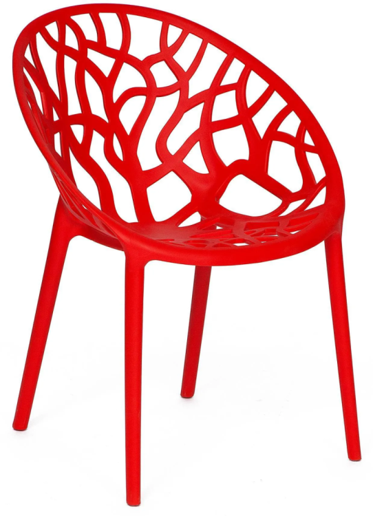 Стул Tetchair Bush (mod. 017) 11726 красный 60x58.5x80