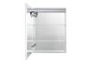 Зеркало-шкаф Aquatek AQ7603B-MLC с подсветкой, хром, 60x80x13.3 фото 3