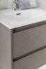 Тумба под раковину Belbagno Kraft 39 KRAFT 39-500/390-2C-SO-CG 50x39x50 Cemento Grigio подвесная с двумя выкатными ящиками фото 10
