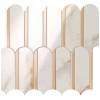 Мозаика FAP Ceramiche Roma Gold fQKO Calacatta Oro Onice Miele Archs Mosaico 28.2x31