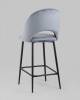 Стул барный Stool Group Меган AV 415-H14-08(PP) велюр серый фото 5