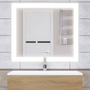 Зеркало Uperwood Barsa 2930205443 с подсветкой, сенсорный выключатель, антизапотевание, 80x70 см
