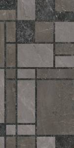 Декор Kerama Marazzi Марсель KMD3STA130BR микс тёмный глянцевый обрезной 60x119.5